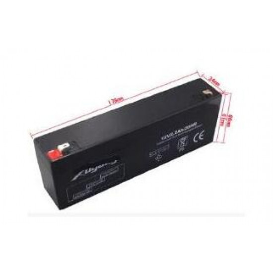 batterie vrla plomb-acide rechargeable 12V 2,2 ah